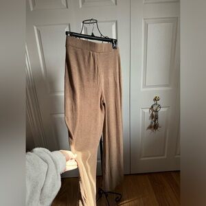 Beige swim suit cover up